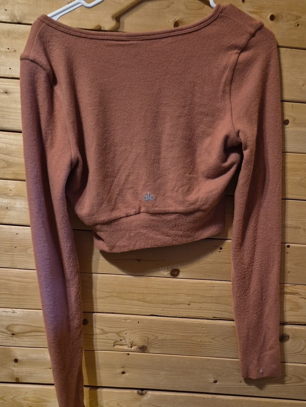 Womens Alo Yoga Me Time Cardigan Crop Size Medium